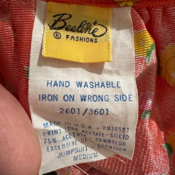 Vintage 1970’s Beeline‎ fashions floral print skirt size Medium - Picture 6 of 6